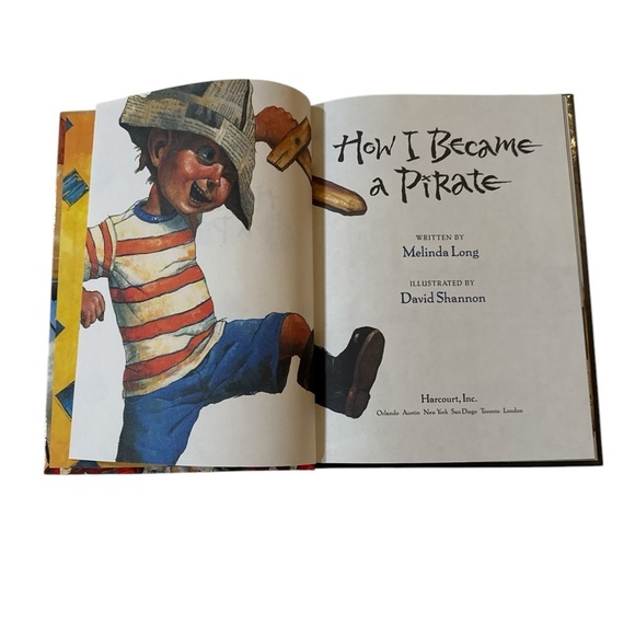 2 pack pirate themed children’s picture story books hardcover like new ￼ - Picture 4 of 4